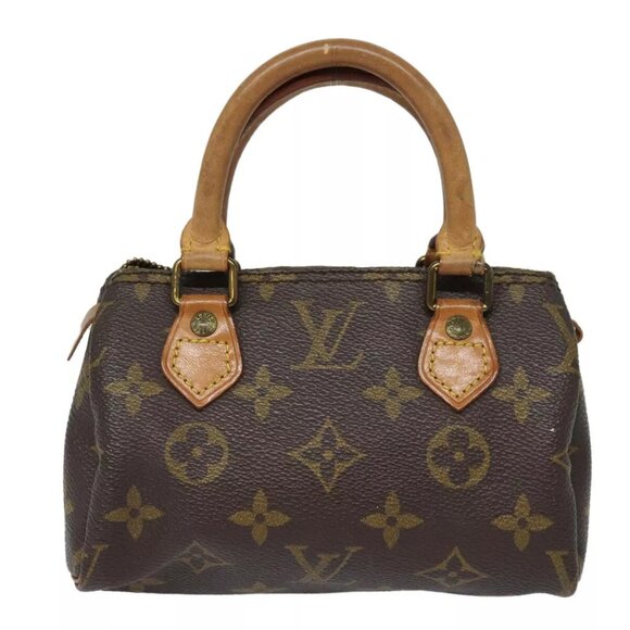 LOUIS VUITTON Monogram Mini Speedy Hand Bag M41534 LV Auth 83523 - Picture 3 of 16